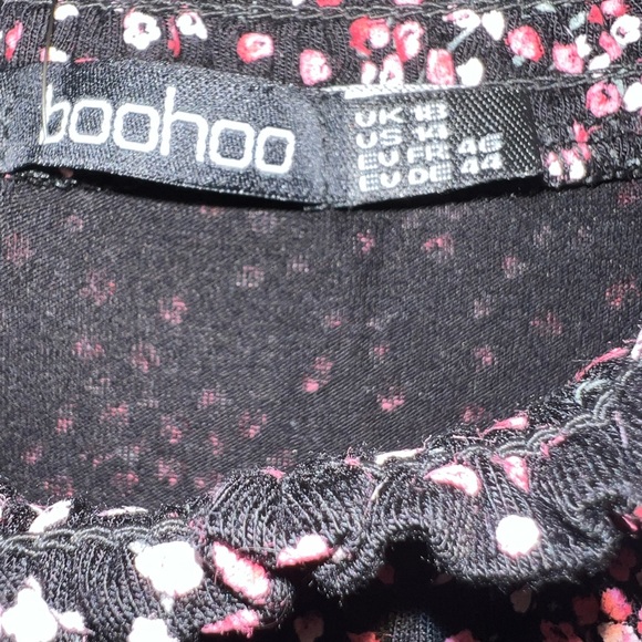 Floral High Neck Skater Dress 14 - Picture 3 of 5